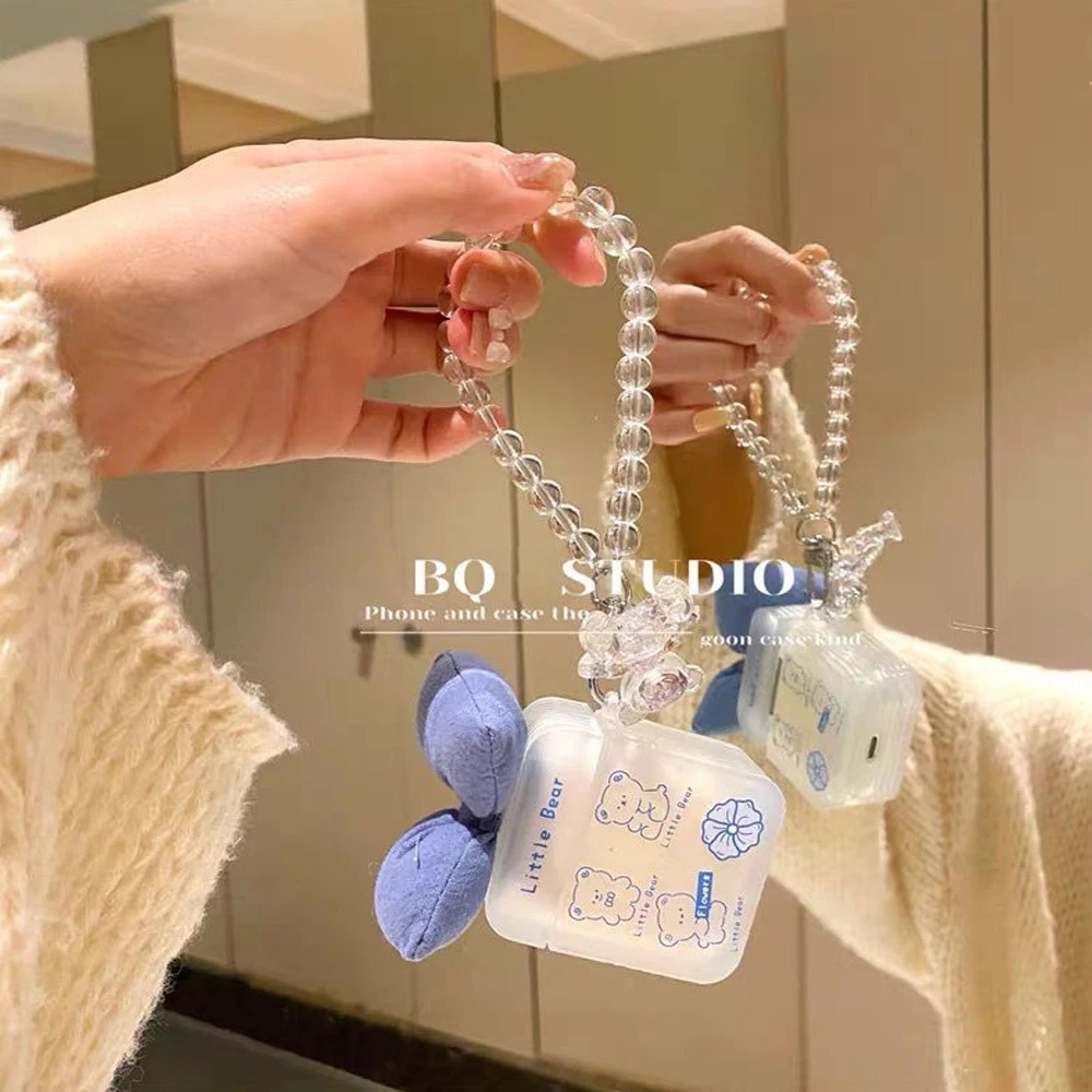 

Cute Sweet Bear Case for Apple AirPods 1 2 3 3rd Case for AirPods Pro 3 Case Headphone Cover Wireless Earphone Box Accessories