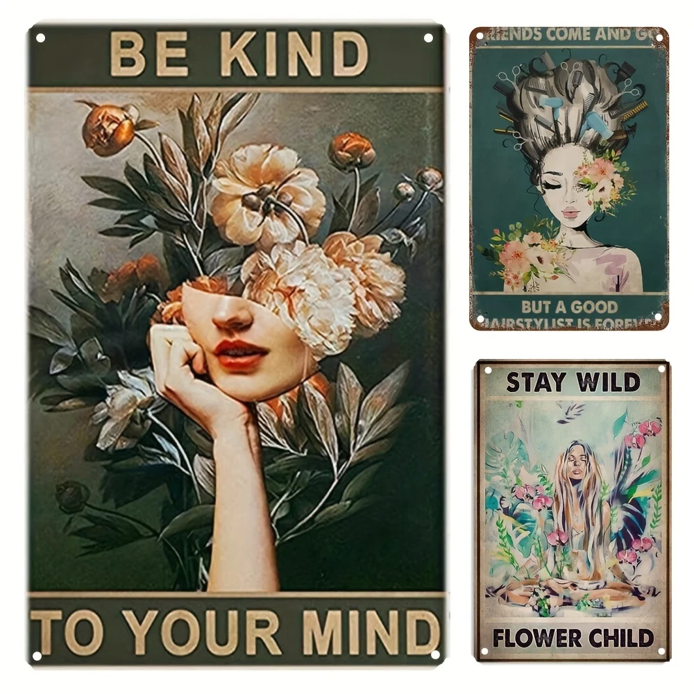 

Metal Tin Sign Metal Tin Retro Sign Friends Come and Go But A Good Hairstylist Is Forever Hair Stylist Quote New Farmhouse Decor