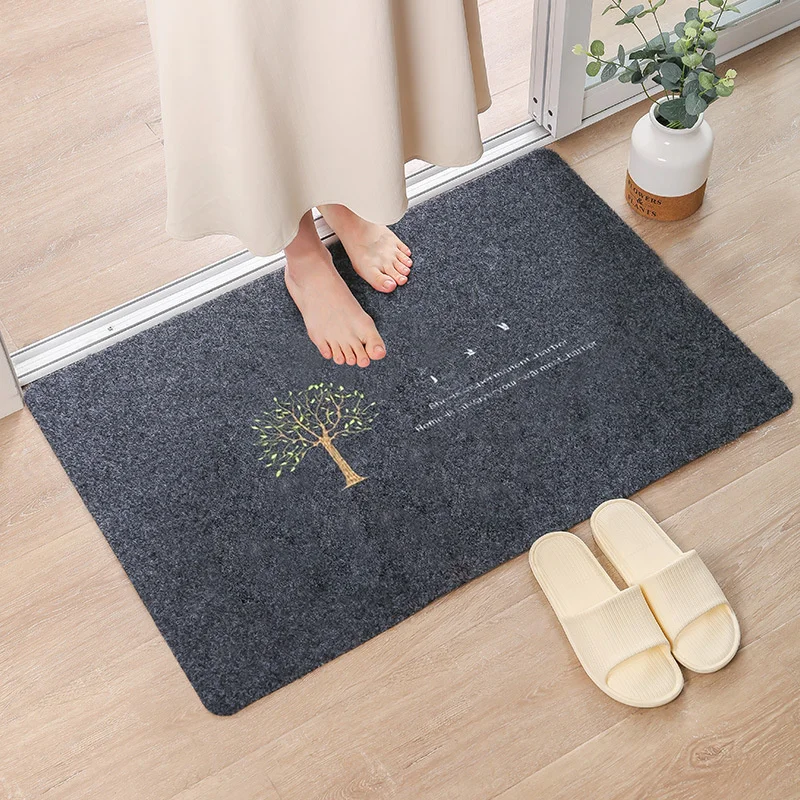 

Entry Floor Mat Entrance Mat Kitchen Water Absorption Bathroom Anti Slip Mat Foot Mat Living Room Bedroom Carpet Advertising Mat