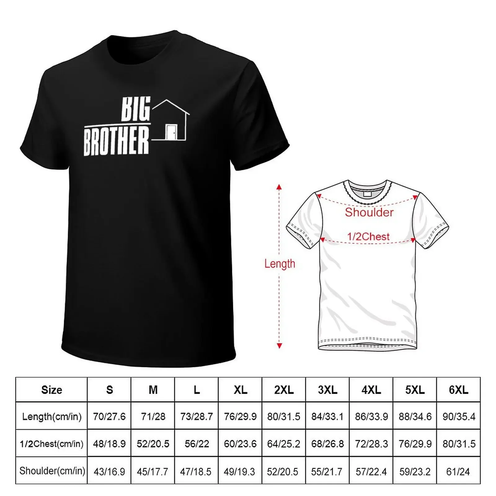 Футболка Big Brother Reality TV Show возвышенные большие размеры милая одежда с графикой и