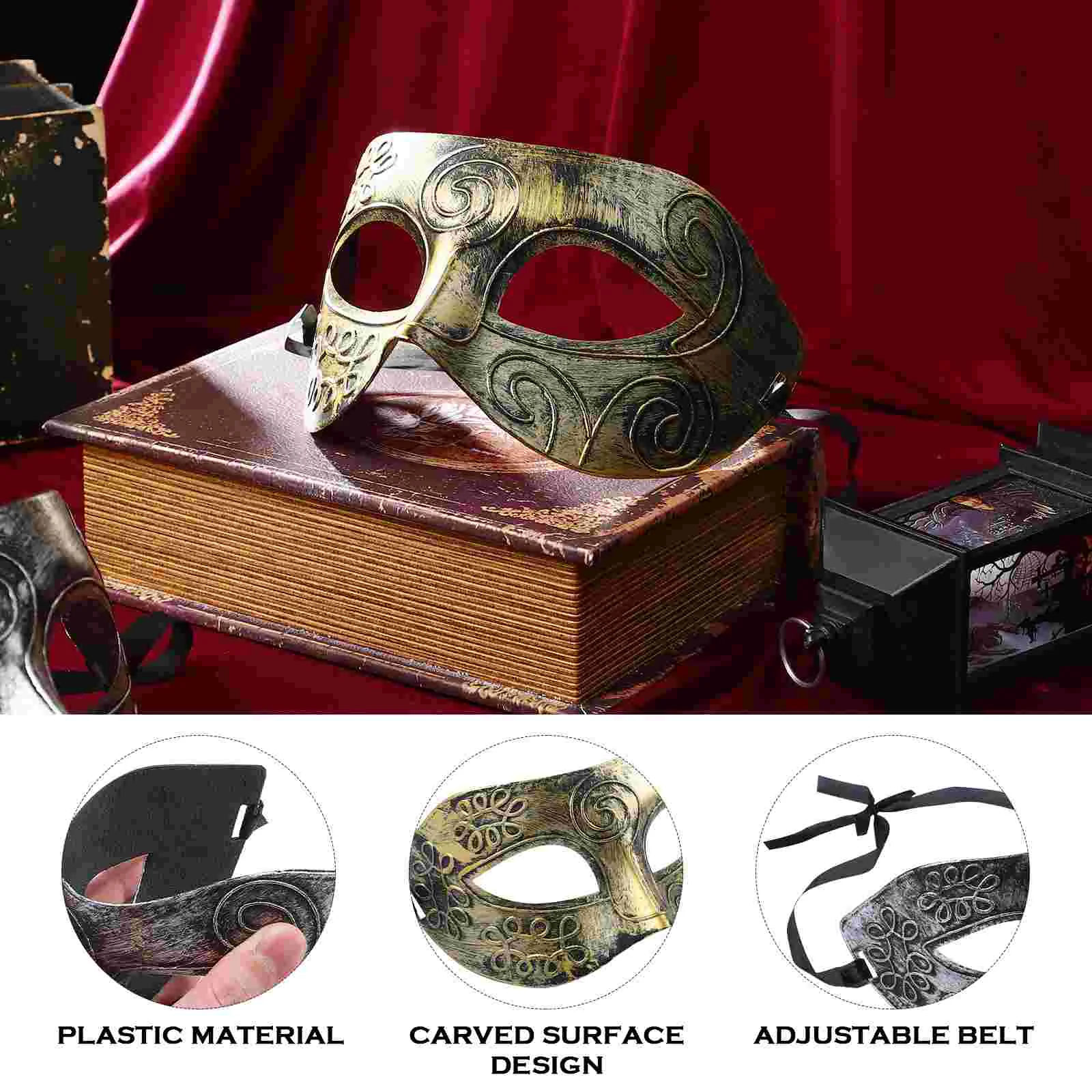 2 шт. крутая мужская одежда для влюбленных на Хэллоуин взрослых маска в стиле