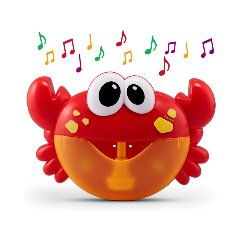 Детские Игрушки Для Ванной Машина Пузырей Краб-лягушка Музыкальная Игрушка