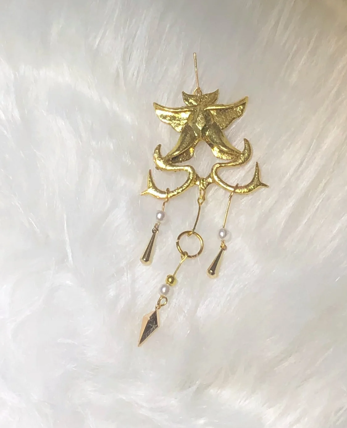 

Liu Bian Earrings Ashes of The Kingdom Cosplay Replica Prop Decoration Character Accessories