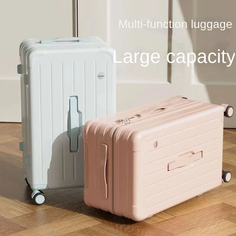 Чемодан новый чемодан большой вместимости с USB-подстаканником женский на