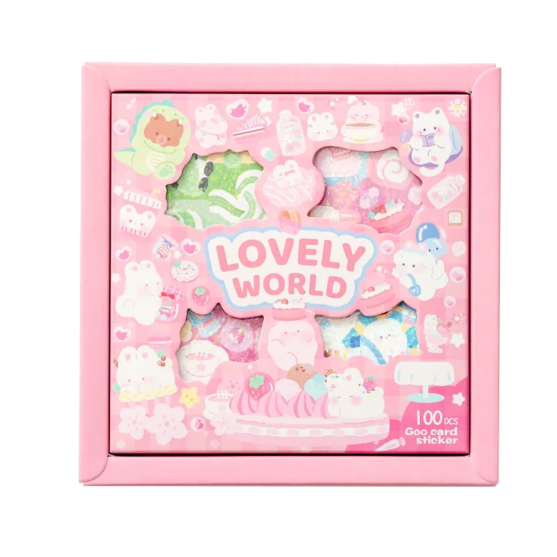 

Набор из 100 наклеек для дневника