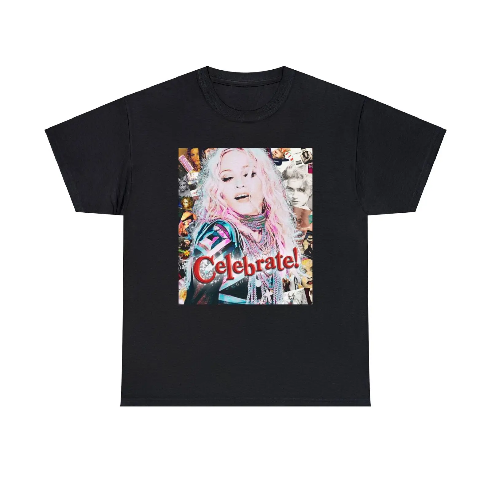 Футболка из плотного хлопка с изображением Мадонны