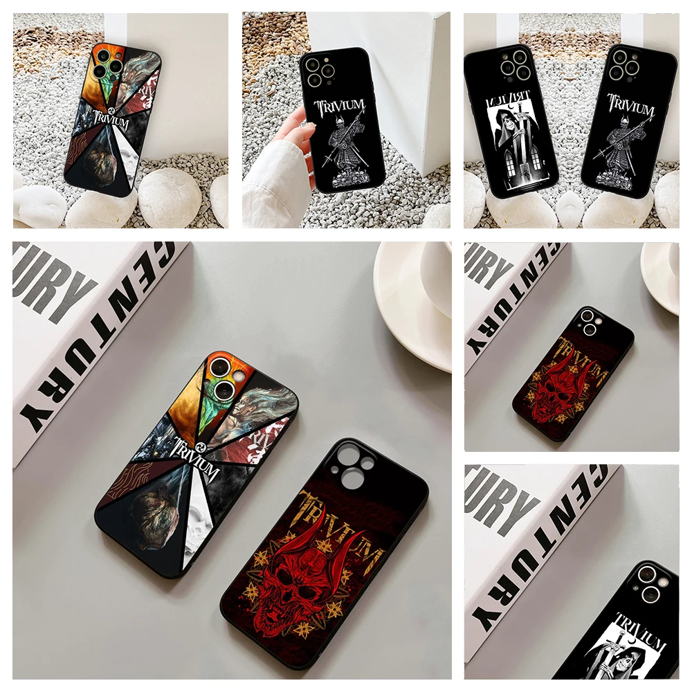 Trivium телефон для iphone14 13 Promax 11 12 13 Pro Max mini X XR XS MAX 7 8 7 чехол для телефона