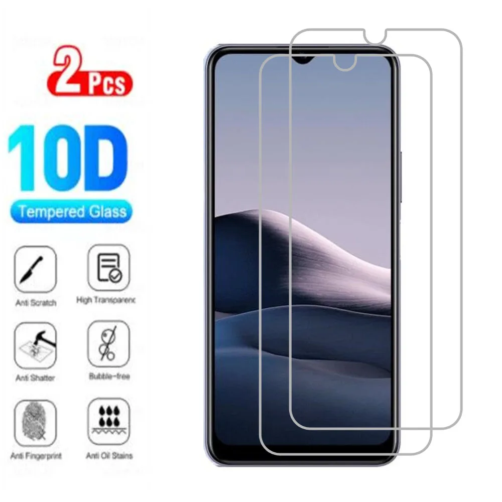 

2Pcs Protective Tempered Glass For Vivo Y20 6.51" Y11s Y12s Y20i Y20s V2029, V2029_PK V2028 VivoY20 Screen Protector Cover Film