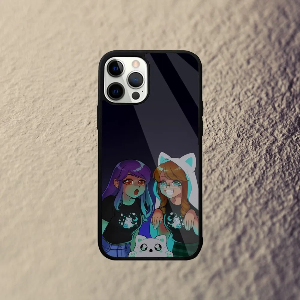 A-Aphmau M-MeeMeow чехол для телефона iPhone 15 14 13 12 11 Plus Pro Max Mini Magsafe Магнитная Беспроводная