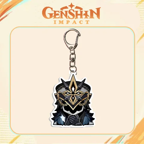 Genshin Impact Capitano Mavuika брелок из цинкового сплава