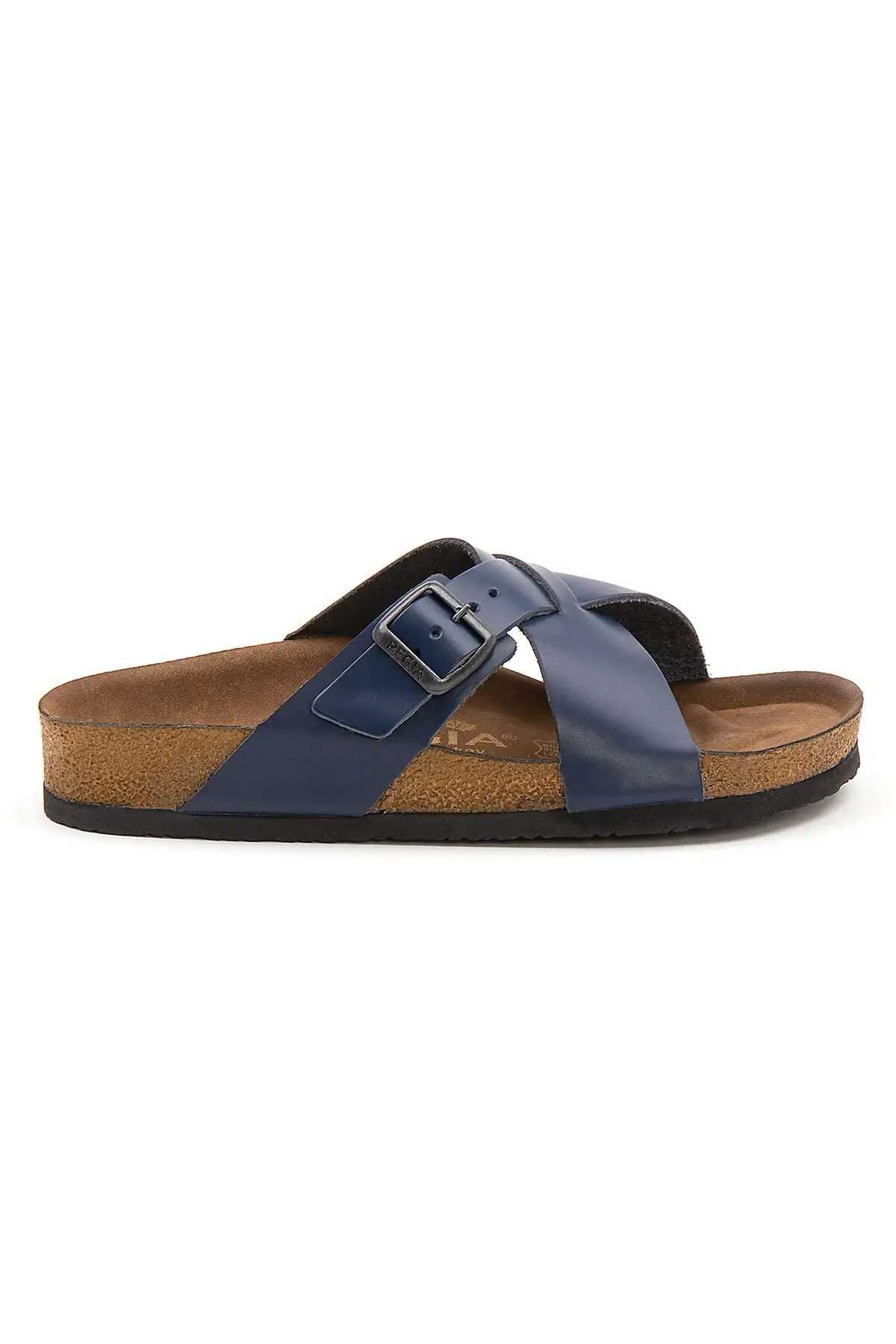 

Women's Strappy Leather Slippers 215524