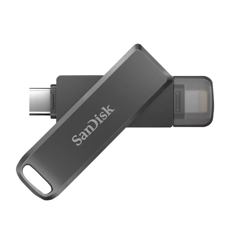 SanDisk iXpand Flash Drive Luxe 64 Гб 128 ГБ 256 металлический компактный накопитель с шифрованием