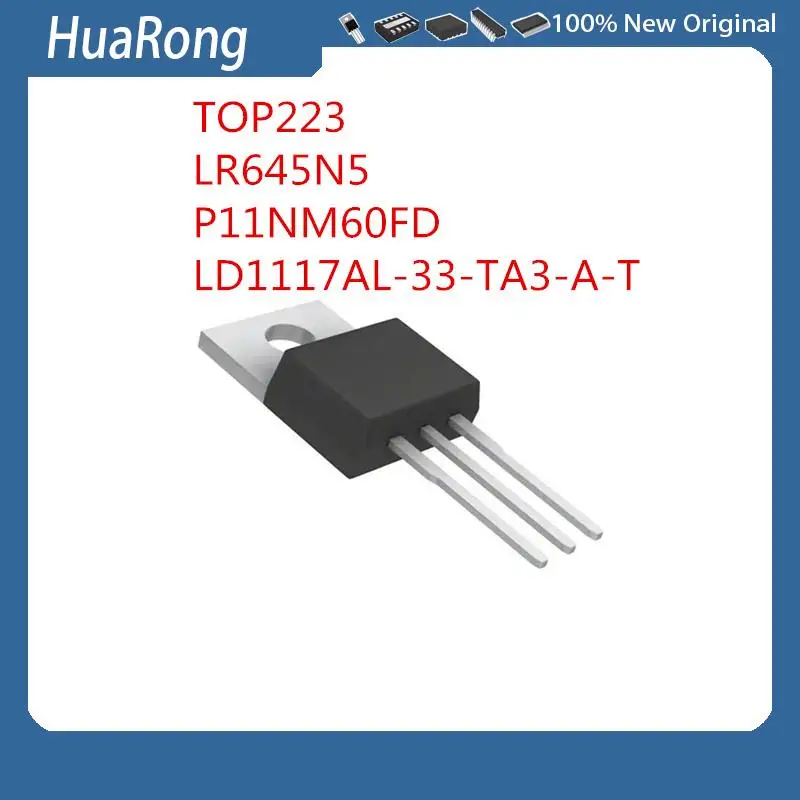 5 шт./партия TOP223 TOP223YN TOP223Y LR645N5 P11NM60FD STP11NM60FD LD1117AL-33-TA3-A-T TO-220