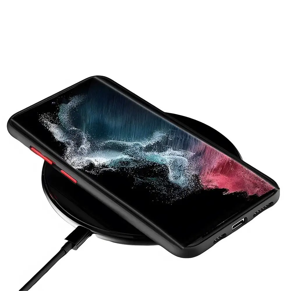 Чехол для телефона Cute Star K-Kirby матовый магнитный чехол Samsung S25 24 S23 S22 S21 S20 Ultra Plus FE