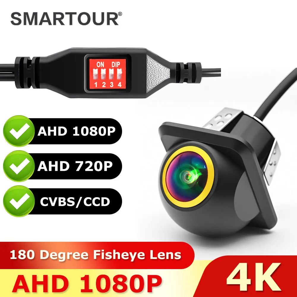 

4K Golden 2053 NTSC 1080P Android Автомобильная камера заднего вида Универсальная резервная парковочная камера ночного видения Водонепроницаемая AHD Цветное изображение