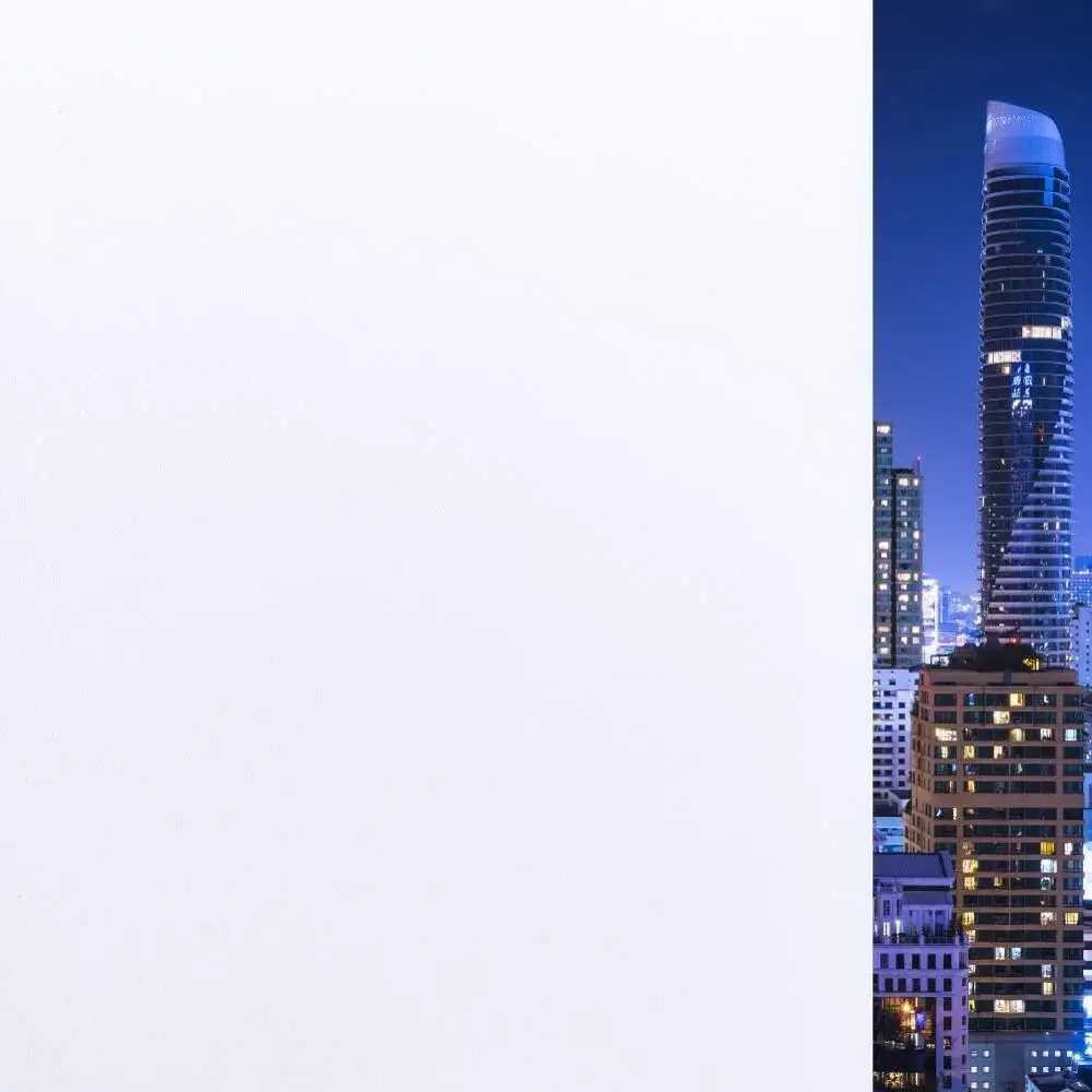 

Белая непрозрачная Антибликовая виниловая защита для конфиденциальности, наклейка, самоклеящаяся термопленка для теплового стекла