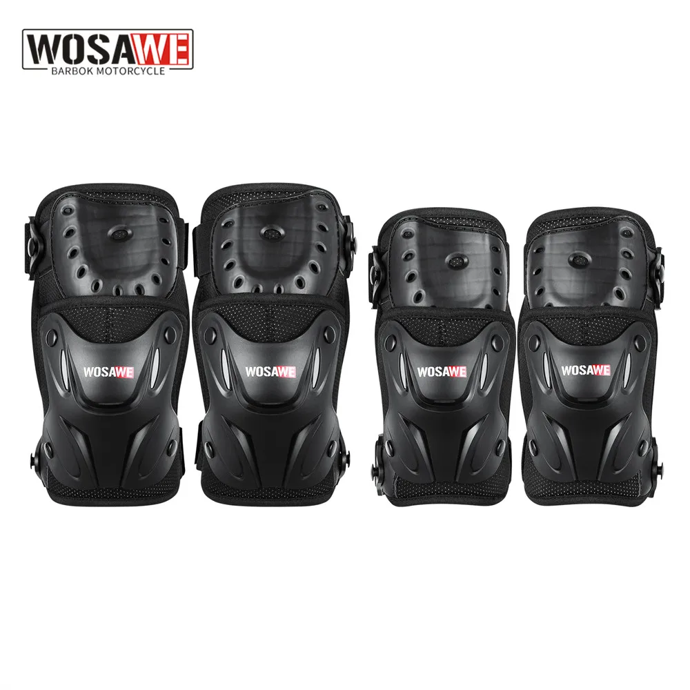 Регулируемые удобные мотоциклетные защитные наколенники и накладки Nacelle WOSAWE для