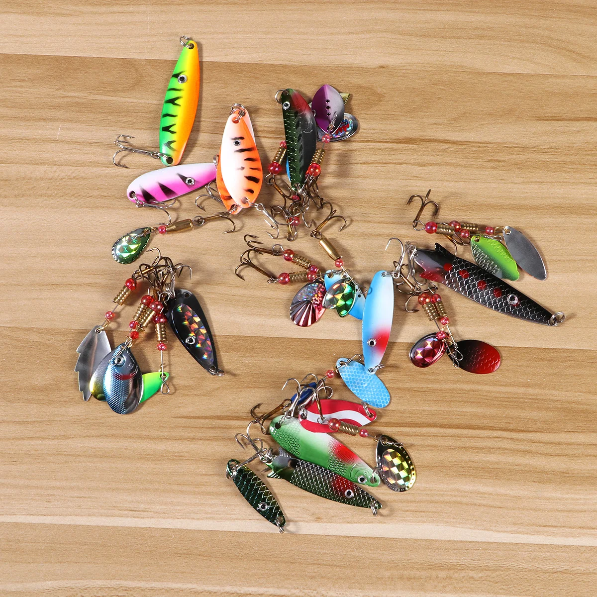 

30pcs Fishing Lures Small Floating Fishing Lures Artificial Fishing Lures Plastic Baits for Bass Trout Walleye
