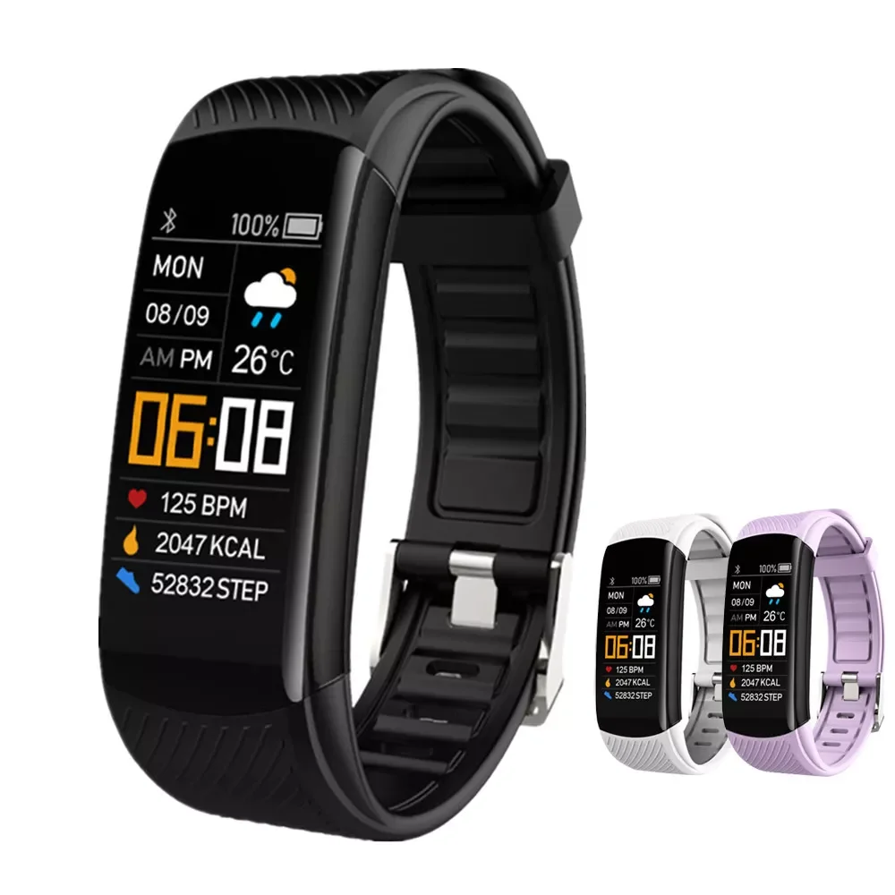 

C5s Smart Watch Men Woman Bluetooth Sports Fitness Smart Wristband Pedometer Heart Rate Blood Pressure For Android IOS