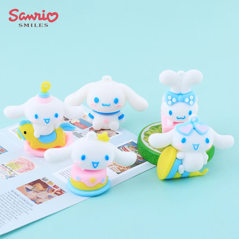 

Kawaii Sanrio DIY Accessories Hello Kittys Y2K Kuromi My Melody Cinnamoroll Anime Cute Keychain Decoration Gifts Toys for Girls