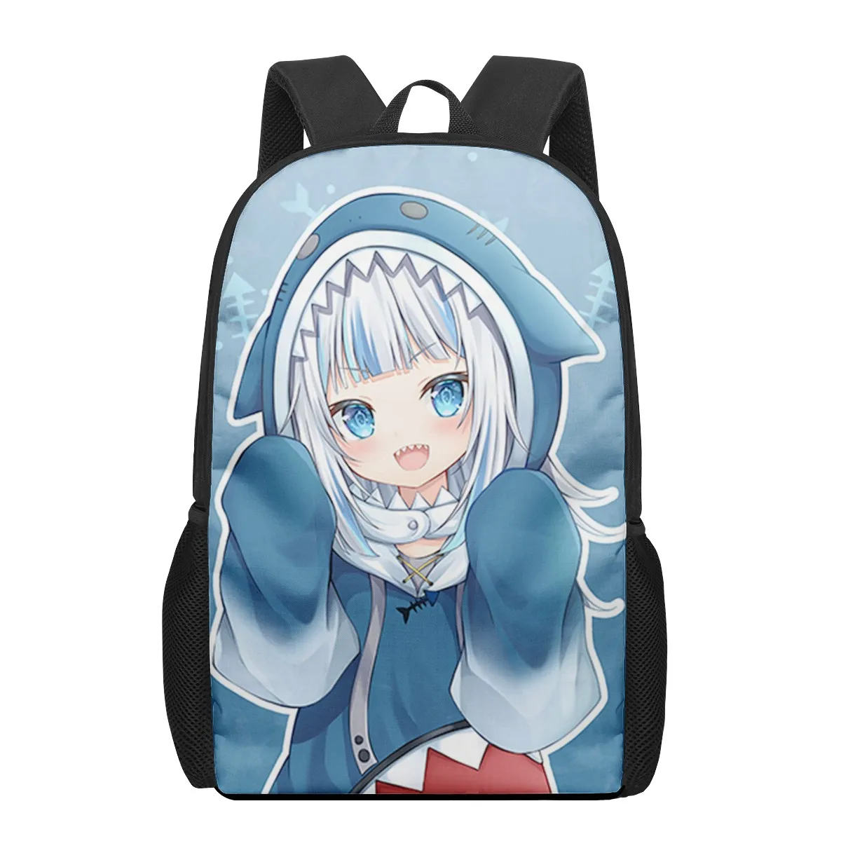 Gawr Gura hololive girl 3D Print School Bags for Boys Girls Primary Students Backpacks Kids Book Bag Satchel Back Pack