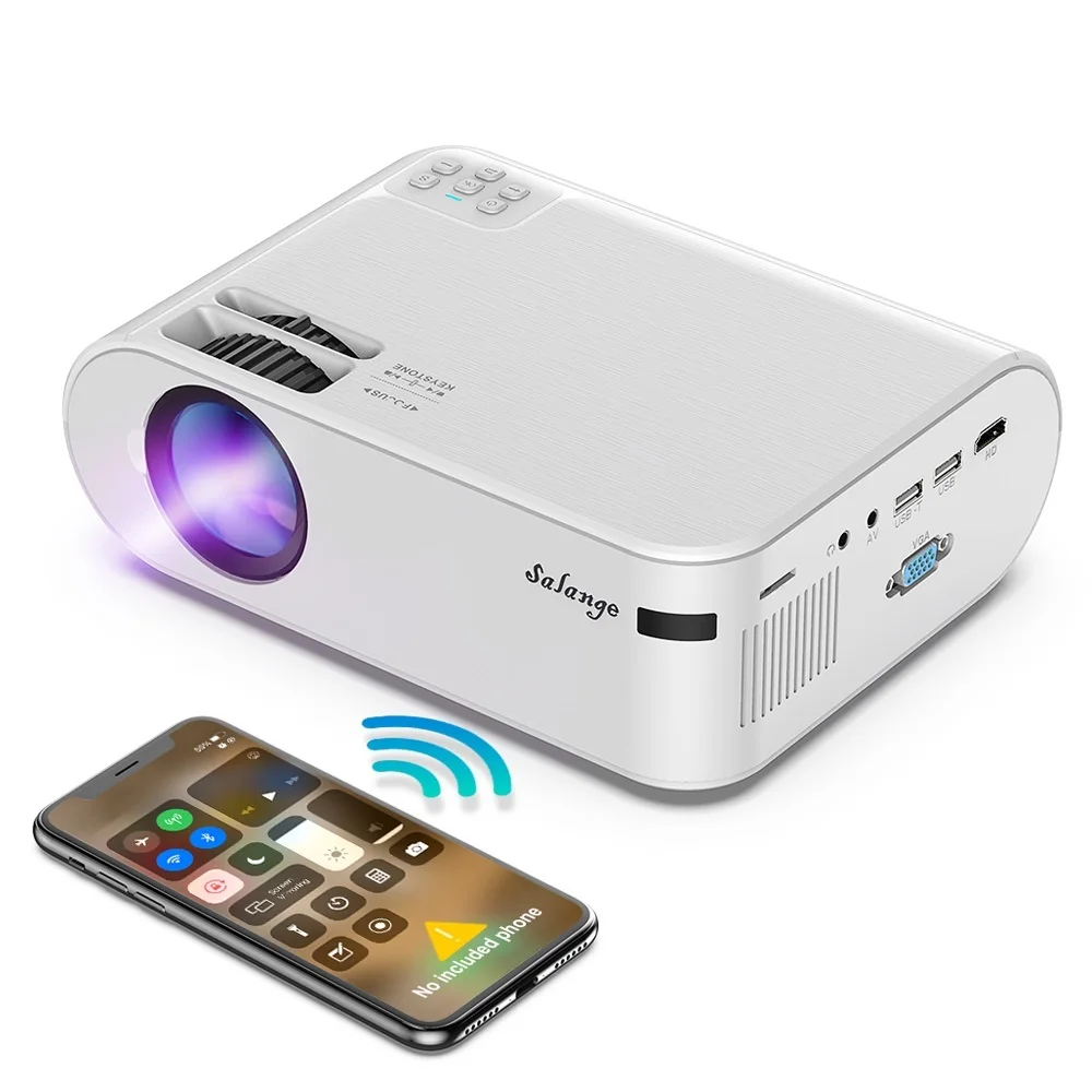 

New P62 Mini Projector for Home Movies, Support 1080P Full HD Projetor Outdoor Theater 2800 Lumens Proyector Video Beamer