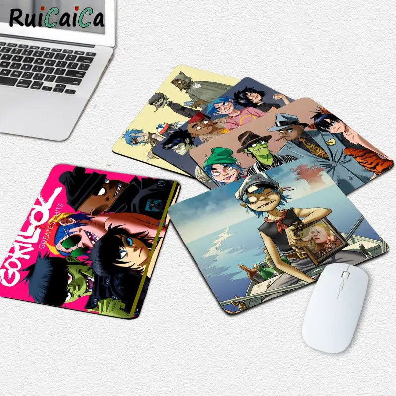 

Gorillaz Rubber Small Thickened Mouse Pad Gaming Keyboard Table Mat Office Supplies Room Decor Office Desk Accessories