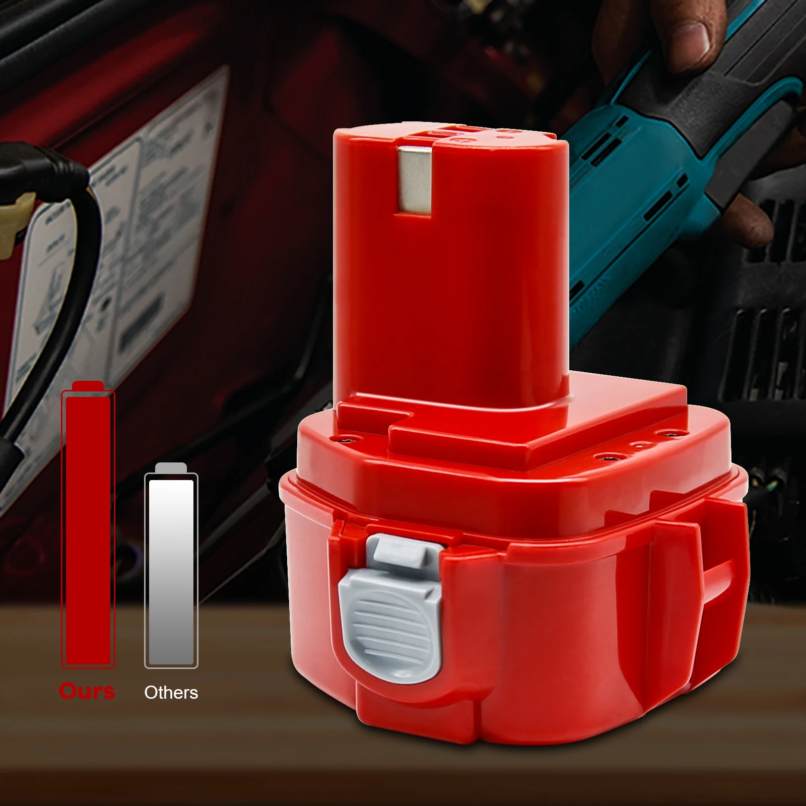 Сменный аккумулятор для Makita 9 6 в/12 В/14 4 В PA09 PA12 PA14 PA18