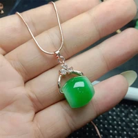 hot selling natural hand carve jade passepartout necklace pendant fashion jewelry accessories men women luck gifts1