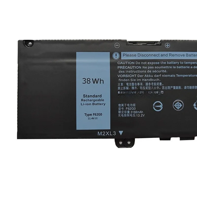 Фото Новый сменный аккумулятор для ноутбука 11,4 В 38 Втч F62G0 для Dell Inspiron 13 7386 2-в-1 5370 7370 7380 7373 Vostro 5370 RPJC3 P91G №4