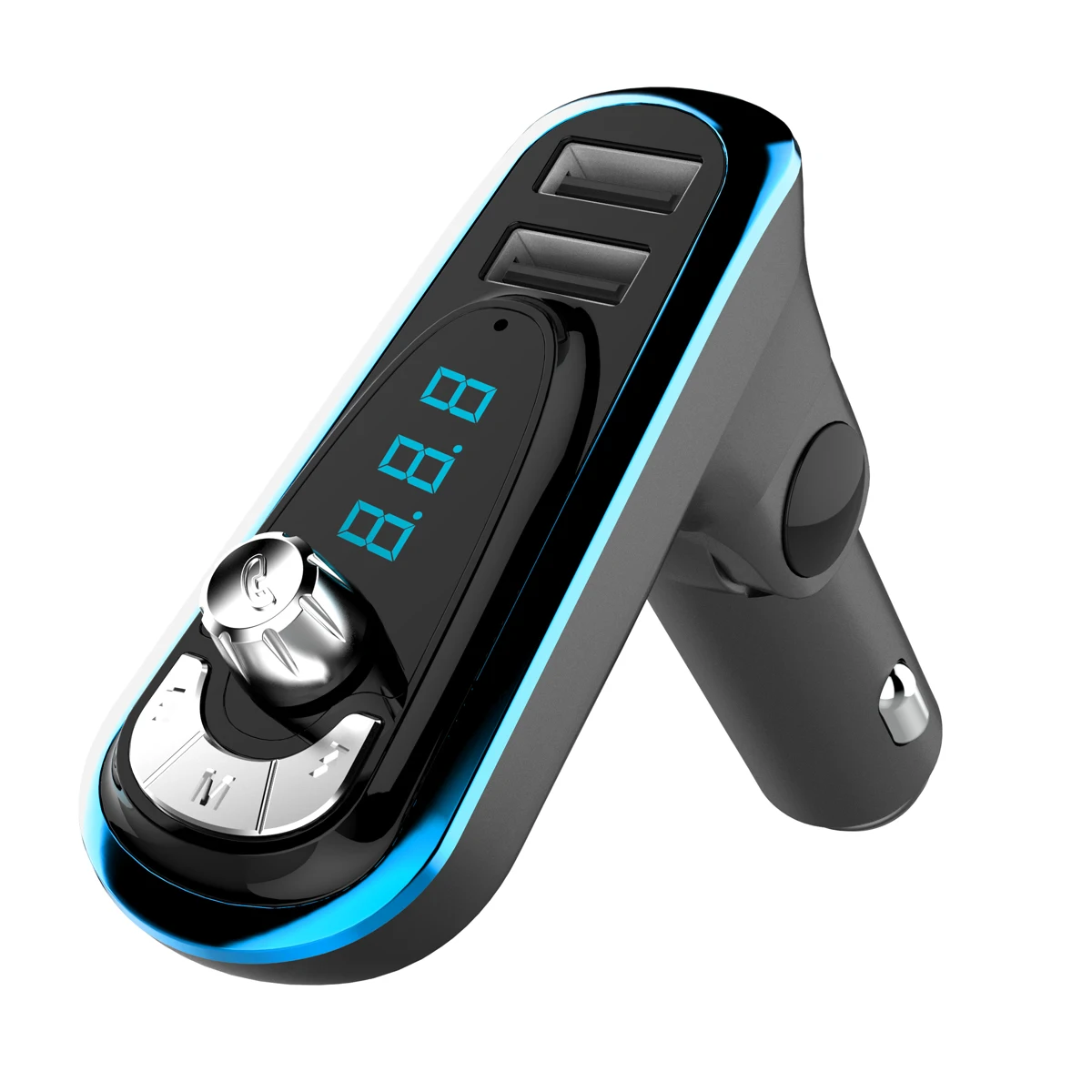 

Universal Bluetototh Car Kit MP3 Player FM Transmitter Handfree Support TF Card Voltage Detection With Dual USB Car Charger