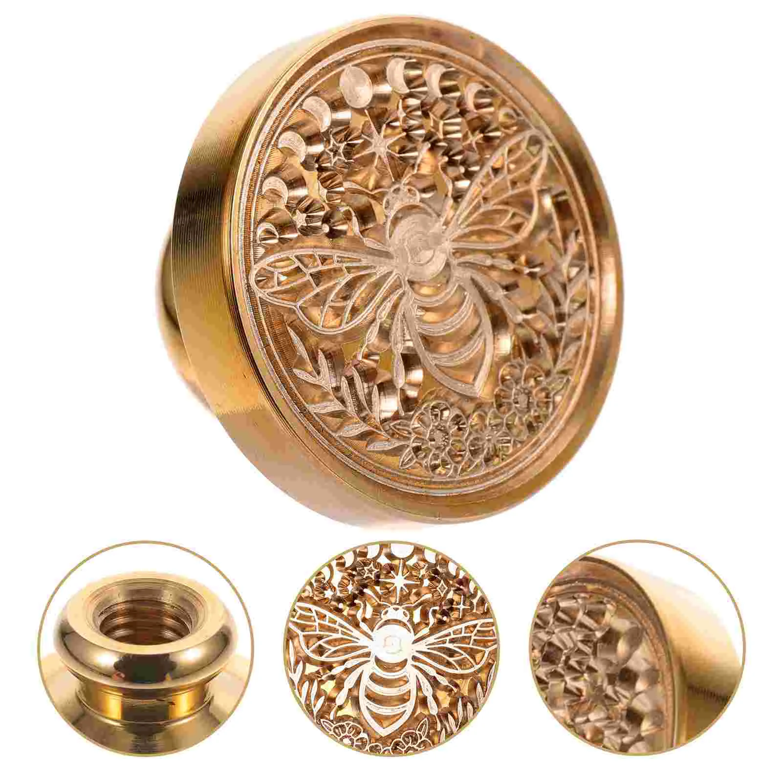 

Wax Seal Copper Head Scrapbook Decoration Stamp DIY Sealing Stamps Kit Wedding Delicate Letter
