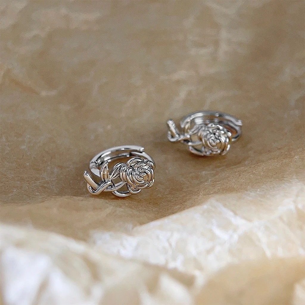 Женские серьги-кольца в стиле ретро