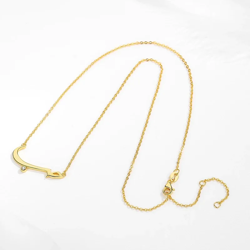 Ожерелье женское из серебра 925 пробы с фианитами