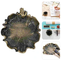 decorative ink dish retro style ink container exquisite ink well zinc alloy ink dish ornament