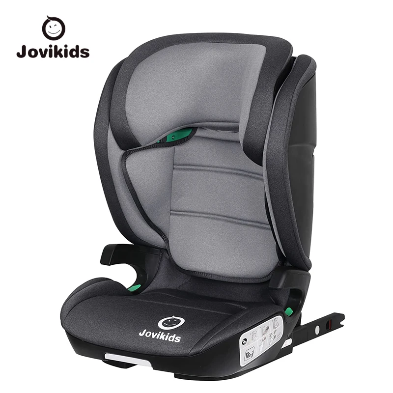 Jovikids High Back Booster Car Seat Adjustable Angle Child Seat (Group 2/3, 3 to 12 Years Approx, 15-36 kg) 100-150cm ECE R129