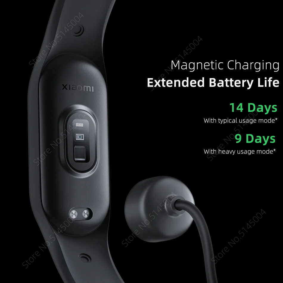 Умный Браслет Xiaomi Mi Band 7 6 цветов AMOLED экран мониторинг уровня кислорода в крови
