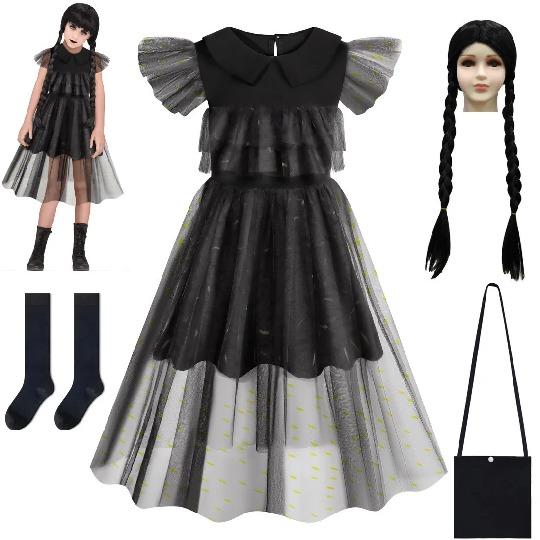 Детское платье для косплея по мотивам фильма среду - купить выгодной цене |