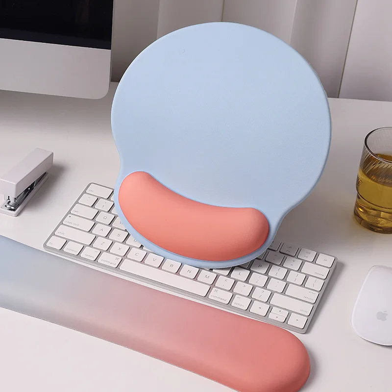 

Ergonomic Memory Foam Keyboard Wrist Rest Pad Non-slip Mouse Mat 3D Gel Mousepad With Wrist Rest Support