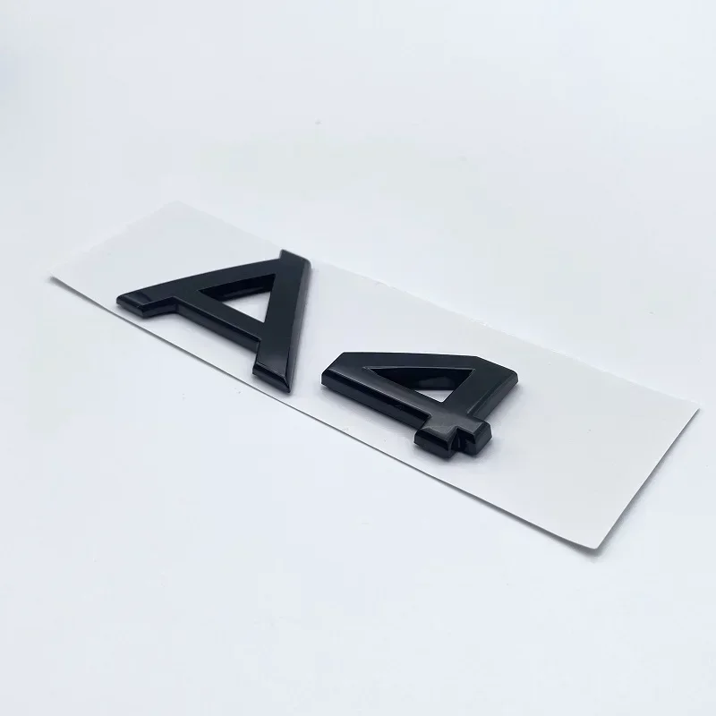 3D буквы цифры эмблема для Audi A4 40TFSI 45TFSI 50TFSI 30TDI значок на крышку багажника