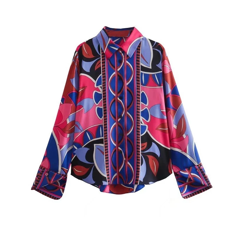 Women's Print Pajamas Set Long Sleeve Spring Autumn Ladies Sleepwear Summer Fashion Homewear Pijama Suit For Female 2023