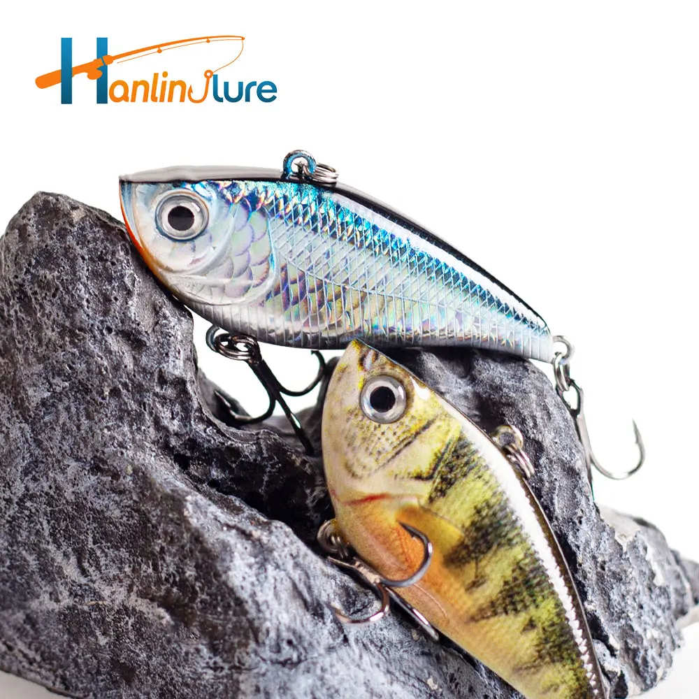 Фото Воблер Hanlin 2.36in/0.37oz, тонущая мини-приманка-виб, джеркбейт с шумовой вибрацией, искусственная жесткая приманка, гремучий воблер для щуки и окуня №2