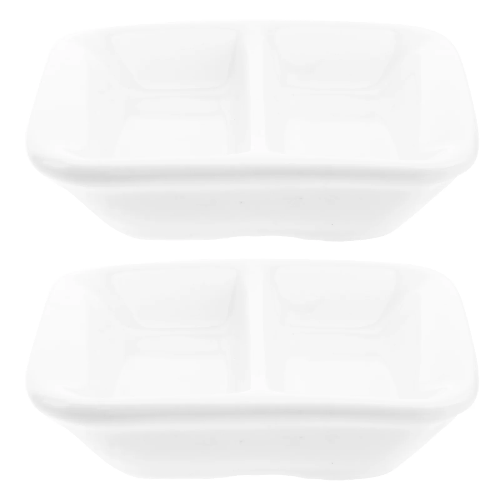 

Sauce Tray Serving Dishes Dipping Dish Appetizer Divided Soy Bowl Bowls Plates Snack Condiment Platter Ceramic Compartment