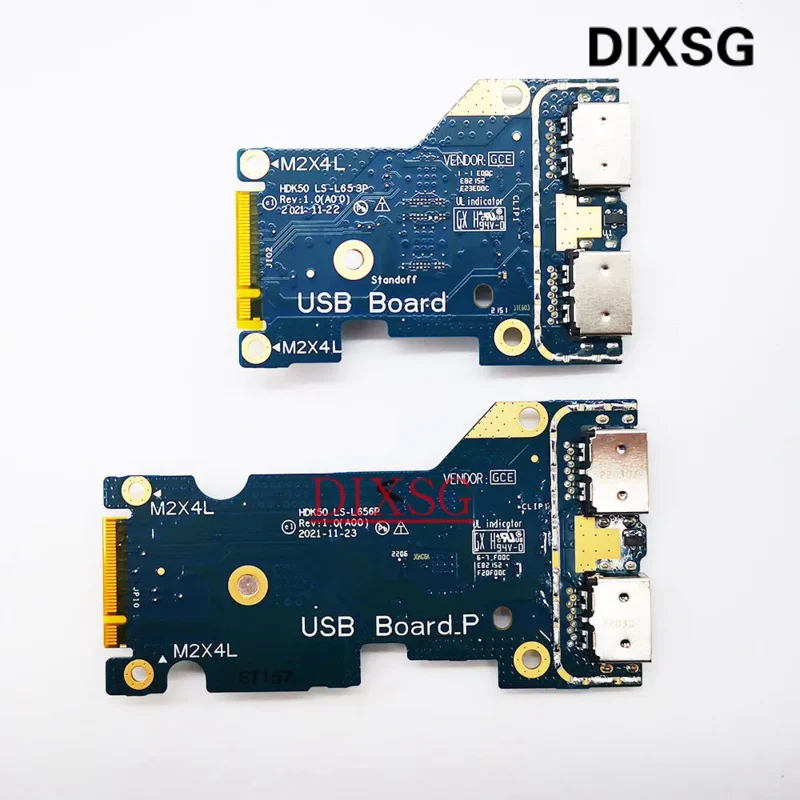 Для ноутбука Dell G15 5520 5521 IO USB разъем плата HDK50 LS-653P 042C4H LS-656P 02P0CY
