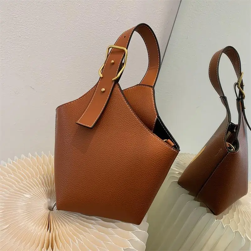 

Ladies Fashion Shoulder Bags for Women 2022 Soft PU Toth High Capacity Messenger Bag Handbags Designer Bucket Bag Phone Bags