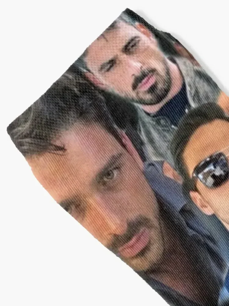 Носки с фотоколлажем Michele Morrone носки подогревом нескользящие японские модные для