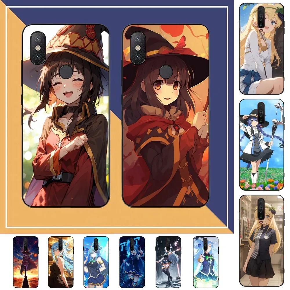Горячий чехол для телефона K-KonoSuba Comics Redmi Note 4 X 5 A 6 7 8 T 9 9S 10 11 11S 11Epro Poco M3 Pro