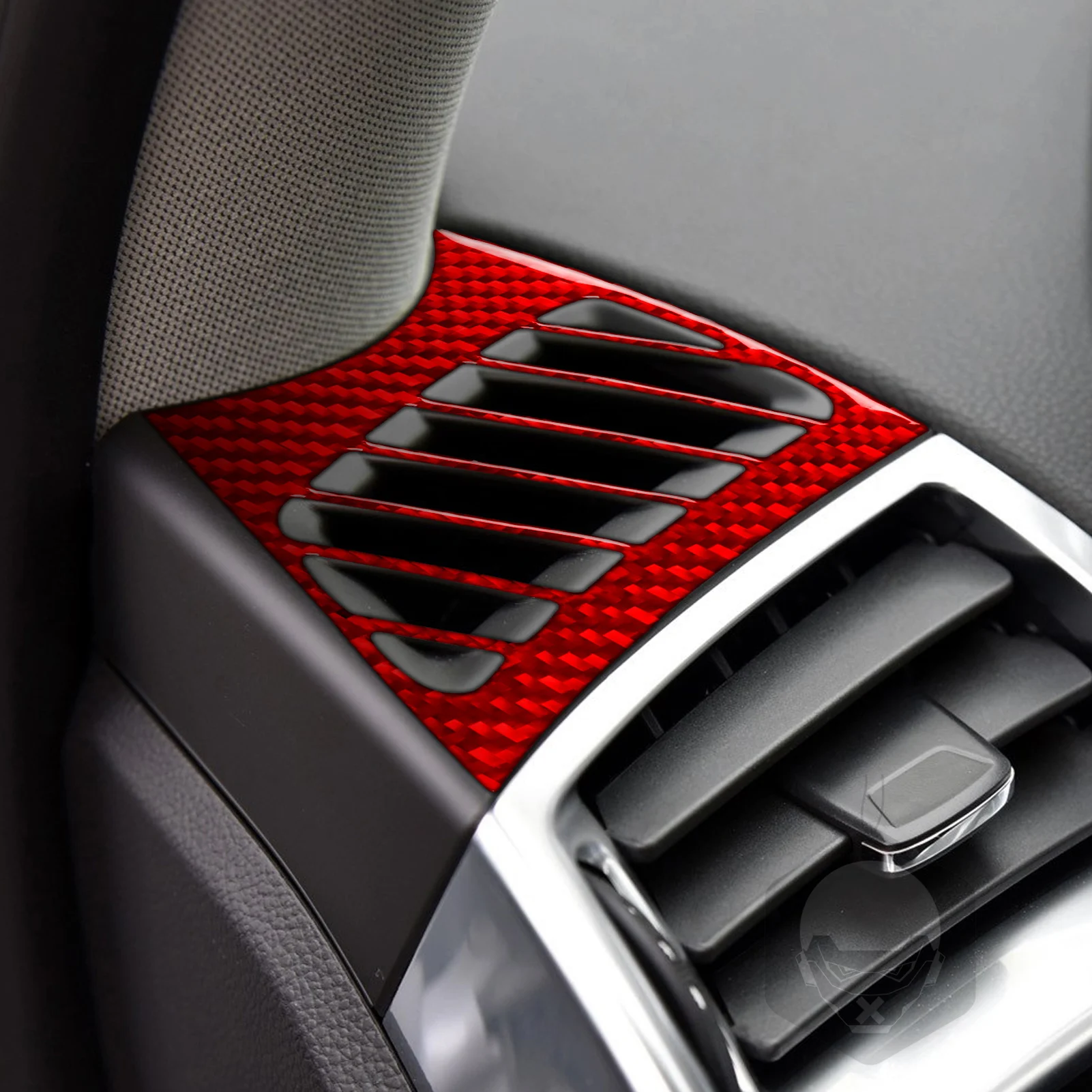 Красная кнопка переключения фар для CADILLAC SRX 2010-2012, декоративные наклейки из настоящего мягкого карбона для интерьера автомобиля (art.: 3920d9da2fcab) - 3920d9da2fcab