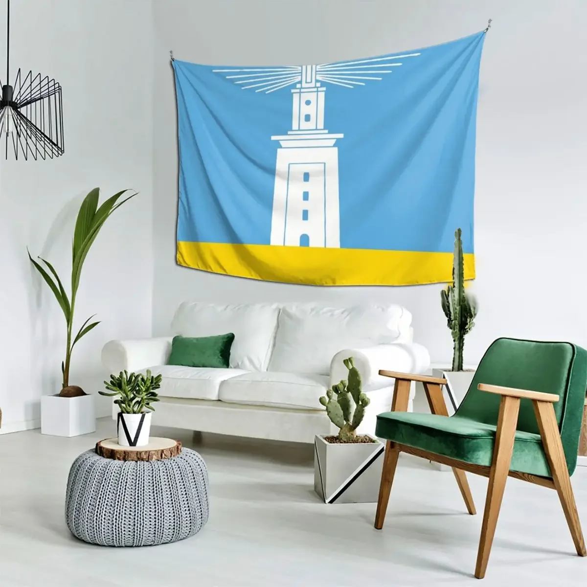 ALEXANDRIA EGYPT (ФЛАГ) Гобелен Декор для спальни Товары дома