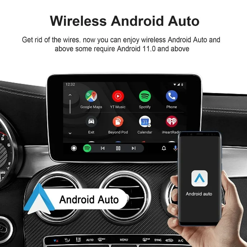 Evean CarPlay Ai Box Android 10 2 + 32 ГБ 4-ядерный беспроводной CarPlay Android Auto YouTube Netflix (art.: 3920cbe1ed3d2) - 3920cbe1ed3d2